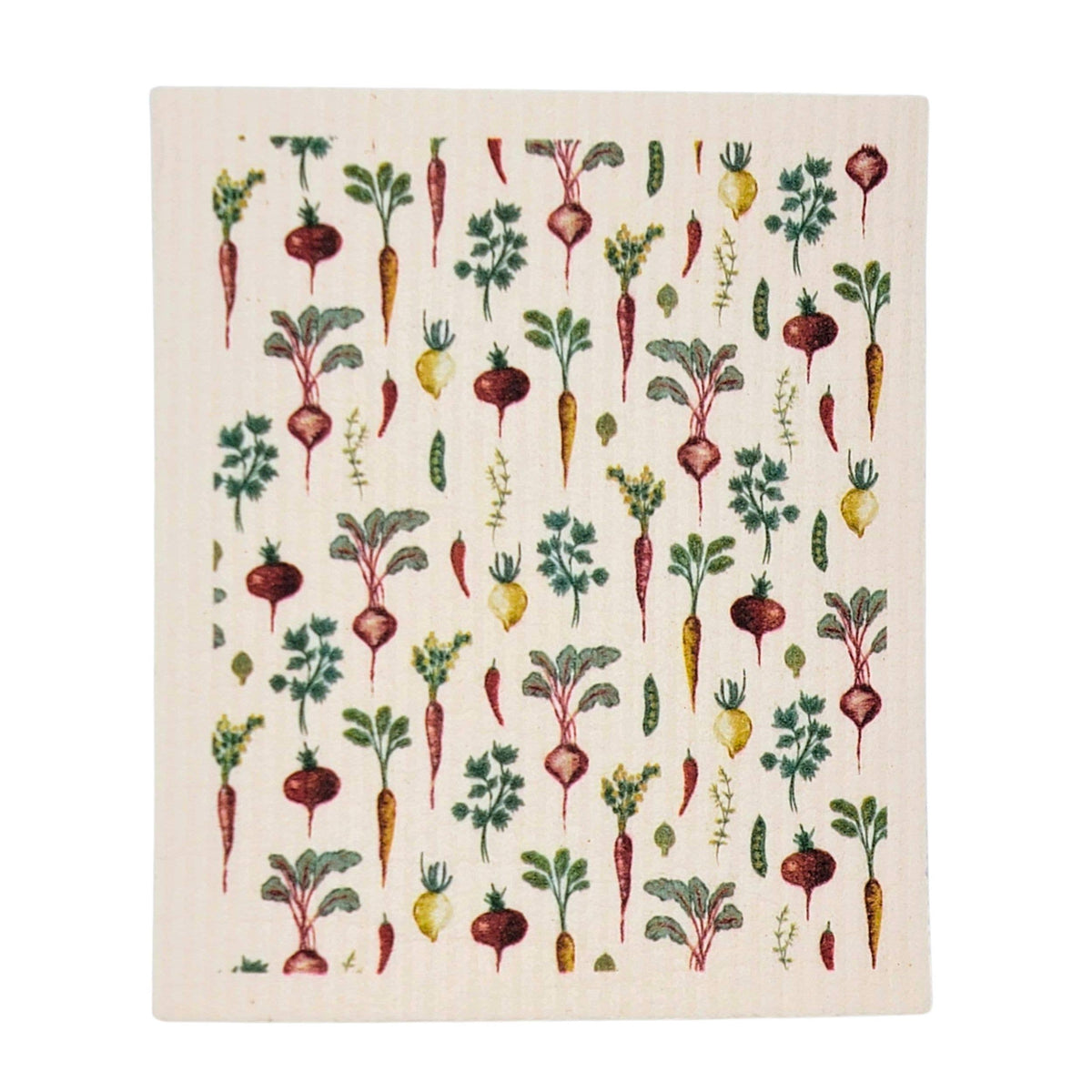 Root Vegetables Collage Swedish Dishcloths - Spring Decor