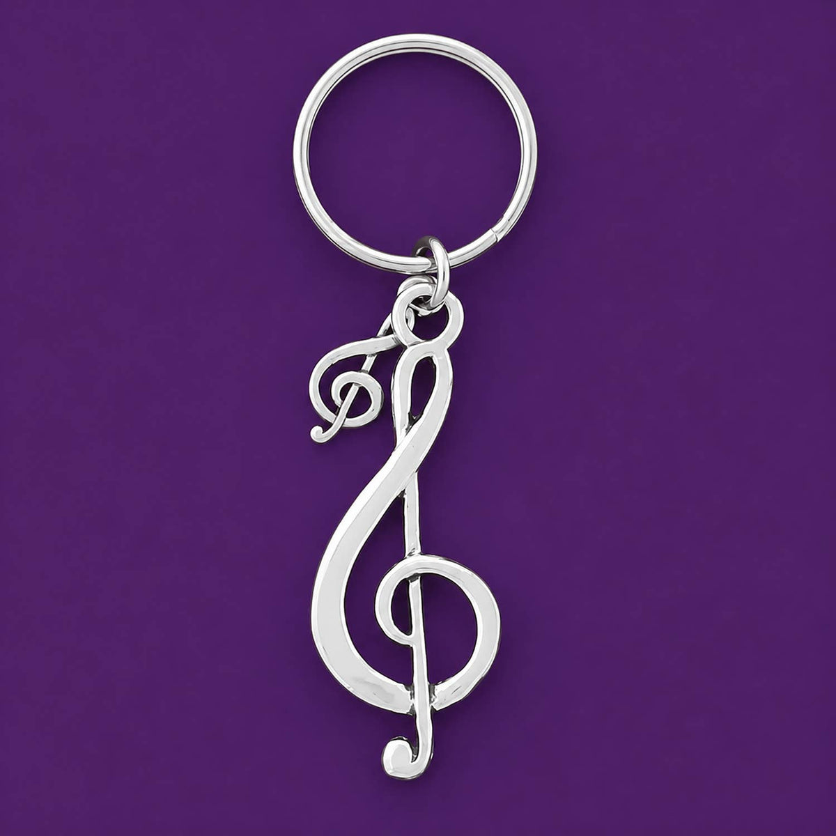 Treble Clef Keychain