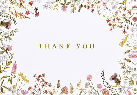 WIldflowers Thank You Notes