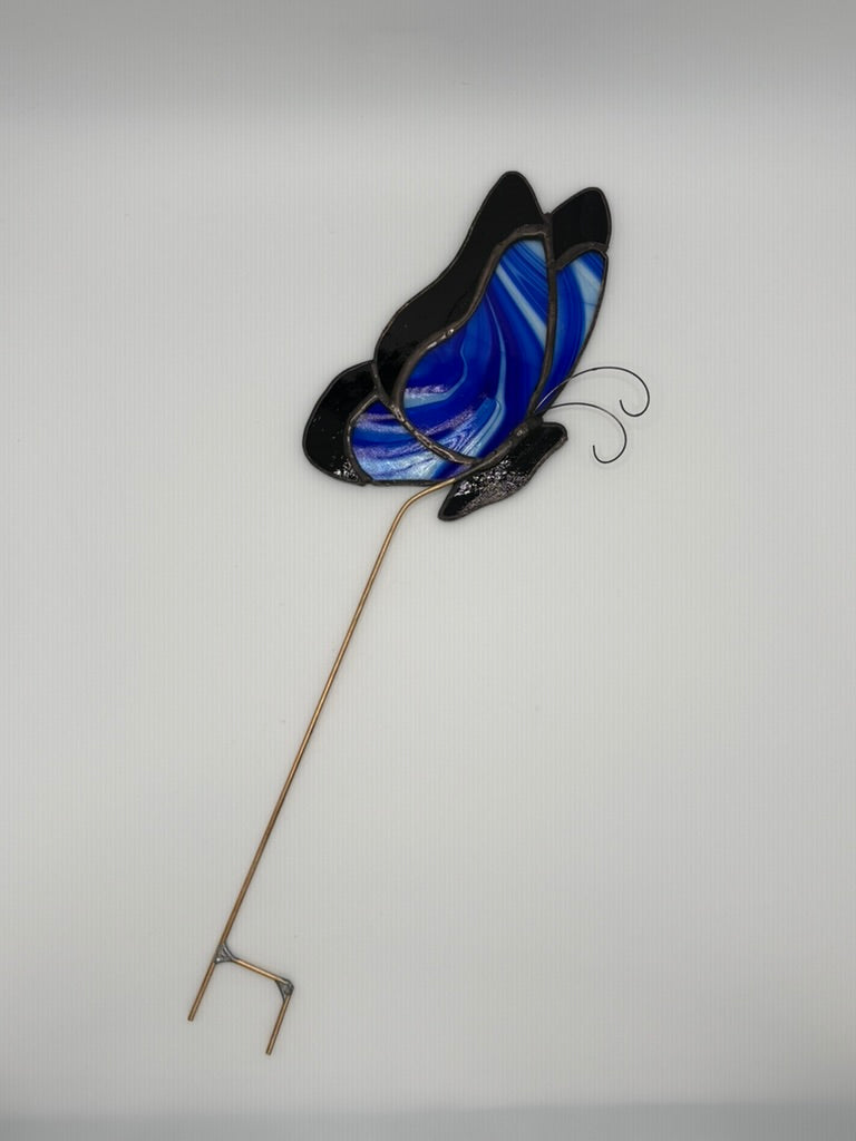 Half Stained Glass Butterfly by Debi