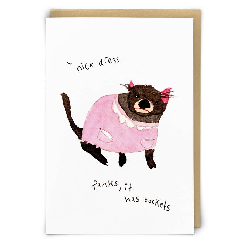 Pockets Humor Greeting Card