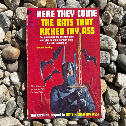 Here They Come: The Bats That Kicked My Ass Postcard