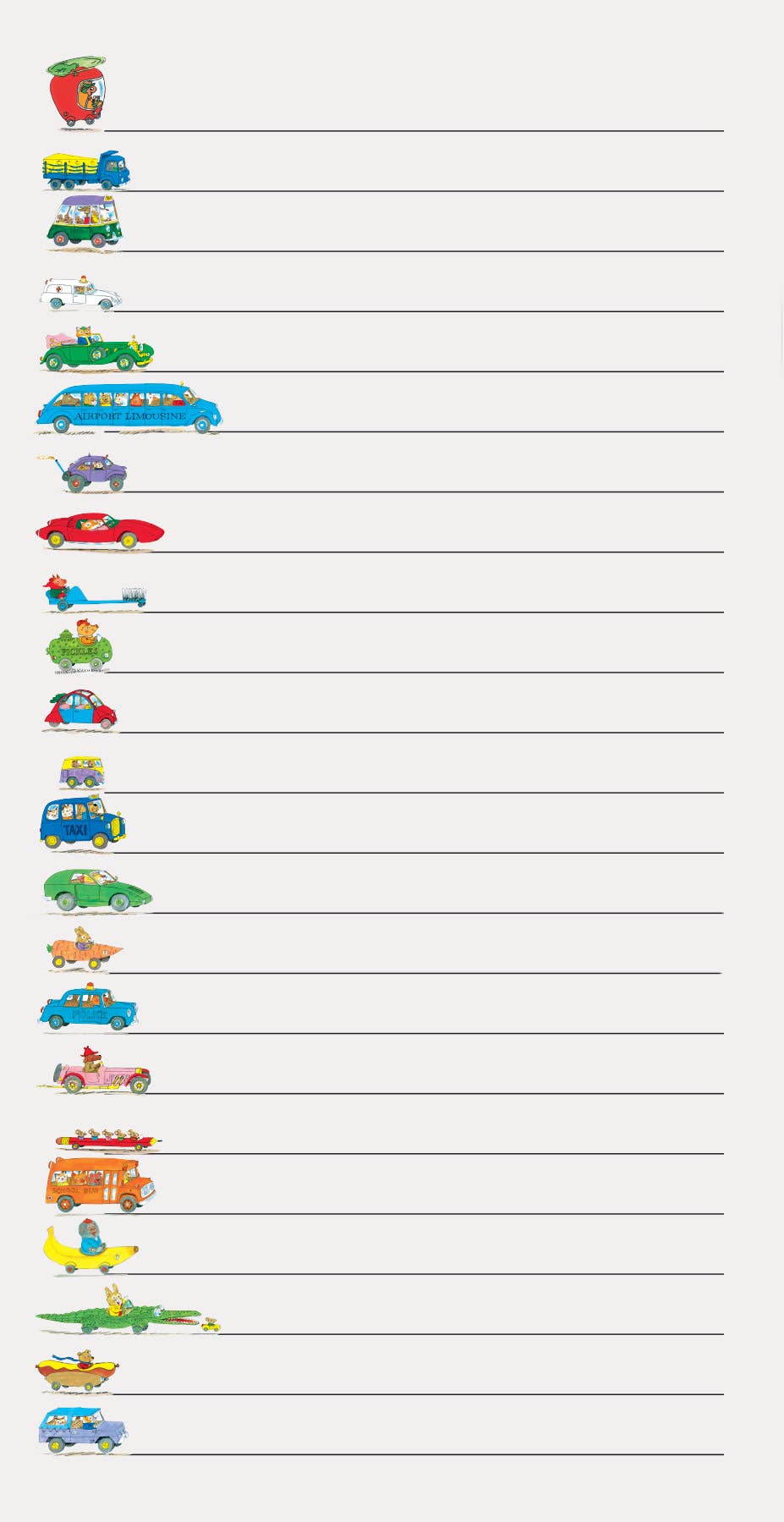 Richard Scarry Notepad