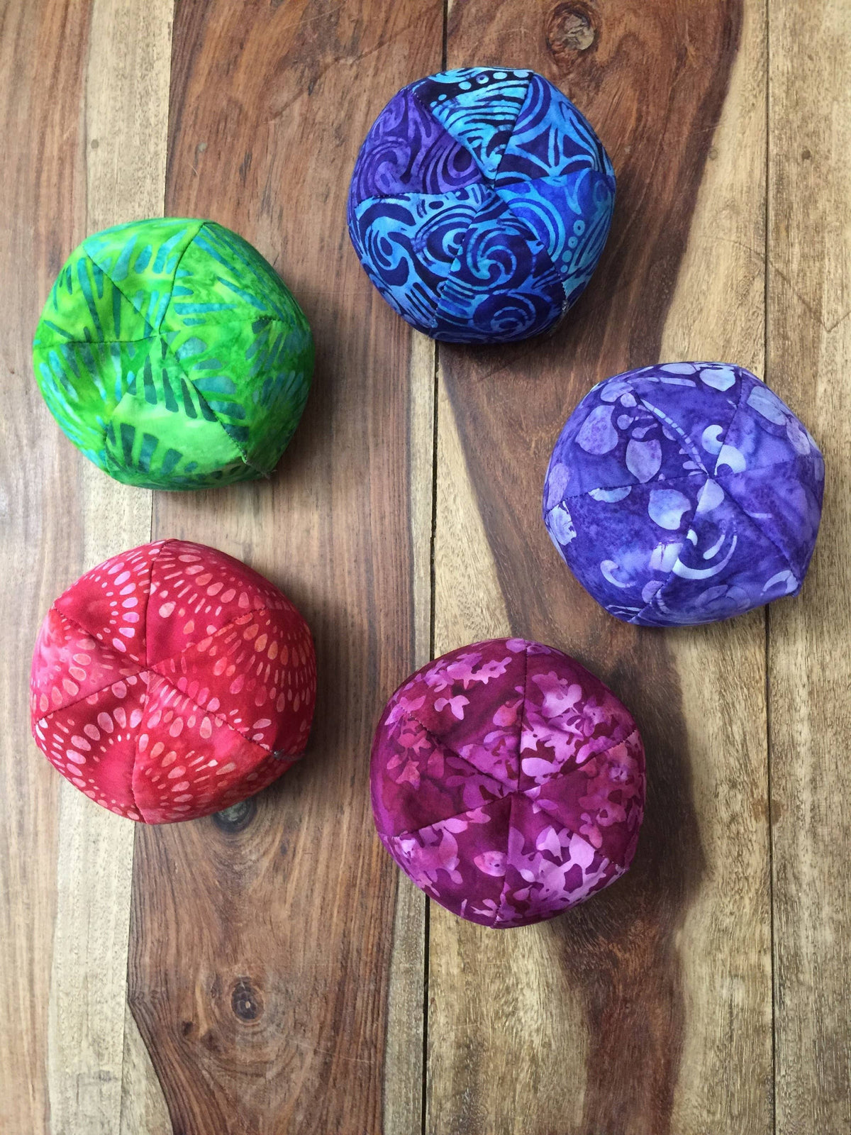 MASSAGE BALL stress relief, Good Medicine Ball, hot/cold: Blues / Unscented FLAXSEED ONLY