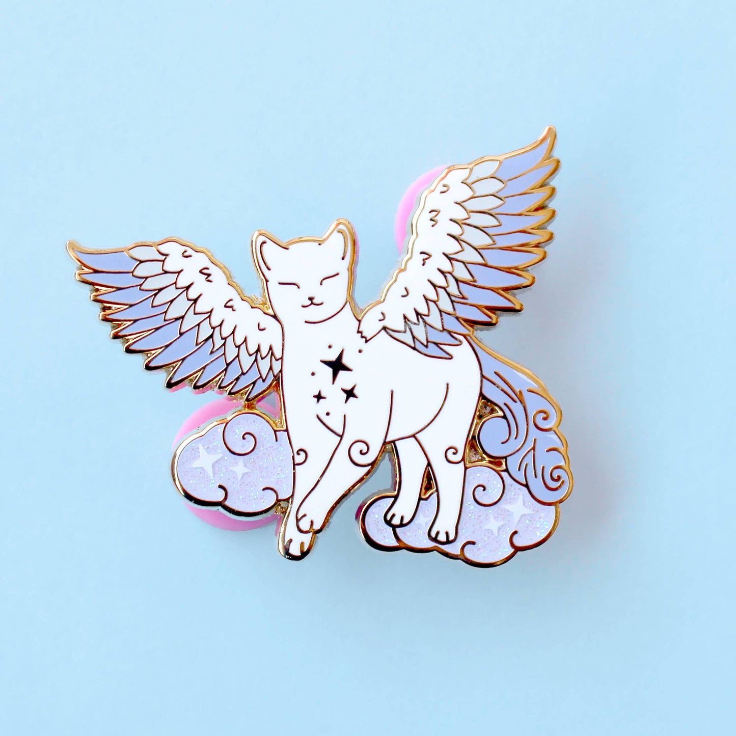 Air Cat Enamel Pin