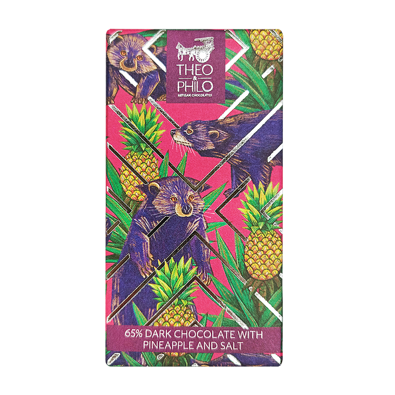 Theo & Philo Dark Chocolate w/ Pineapple and Salt