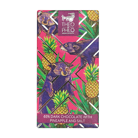 Theo & Philo Dark Chocolate w/ Pineapple and Salt