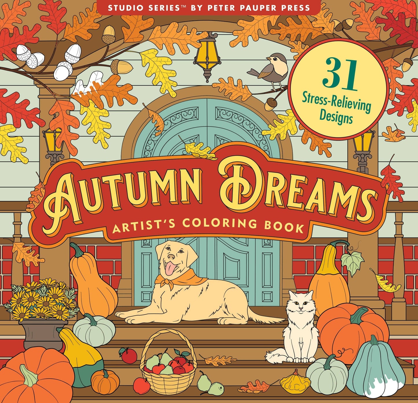 Autumn Dreams Adult Coloring Book