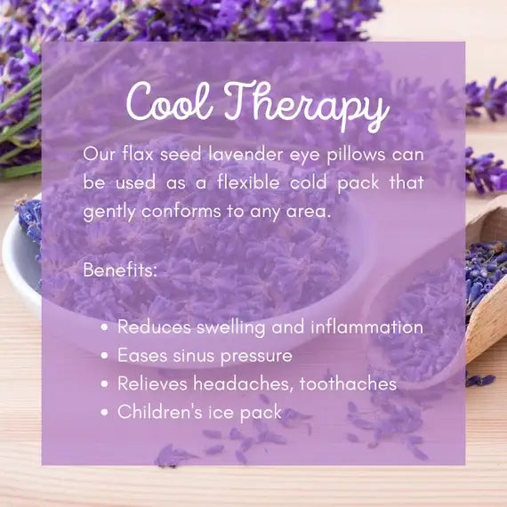 EYE PILLOW unscented/LAVENDER, hot/cold, yoga, meditation: Green / Unscented FLAXSEED ONLY