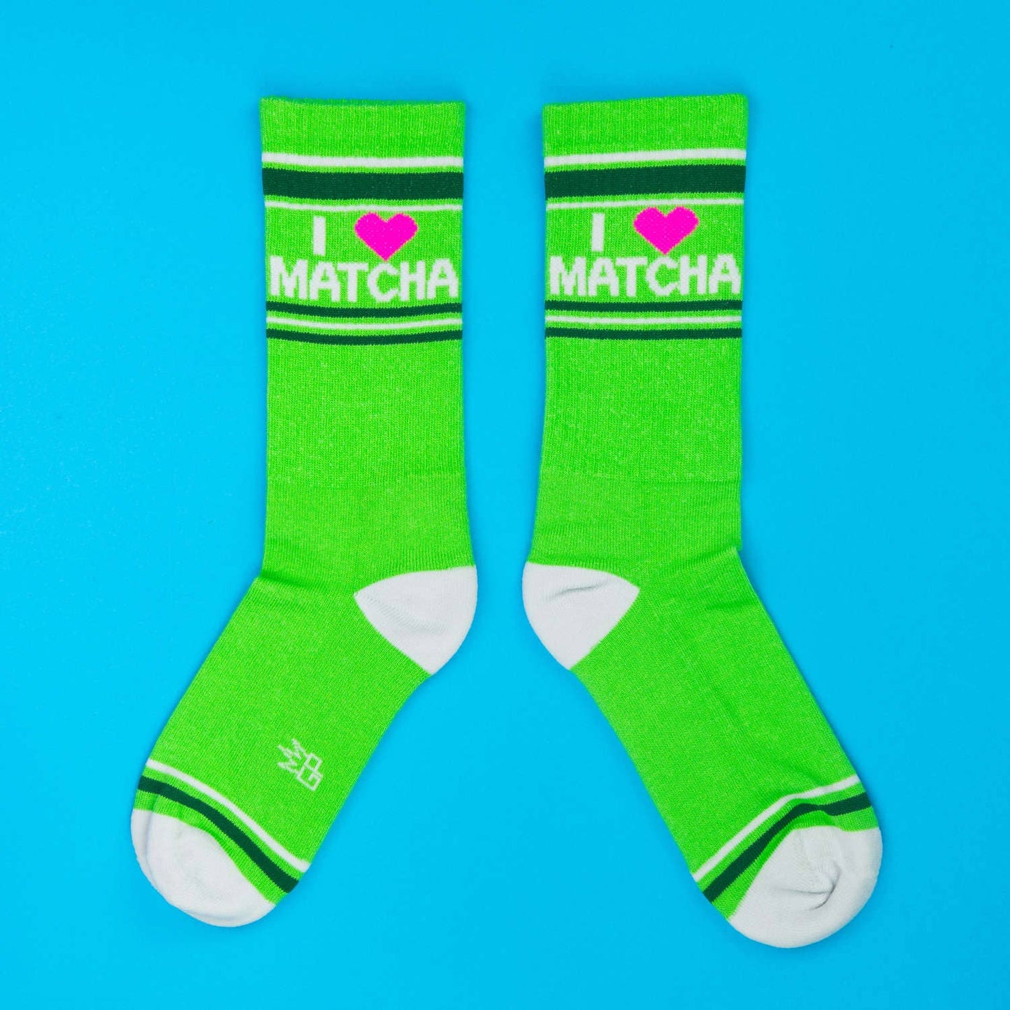 I Heart Matcha Gym Crew Socks