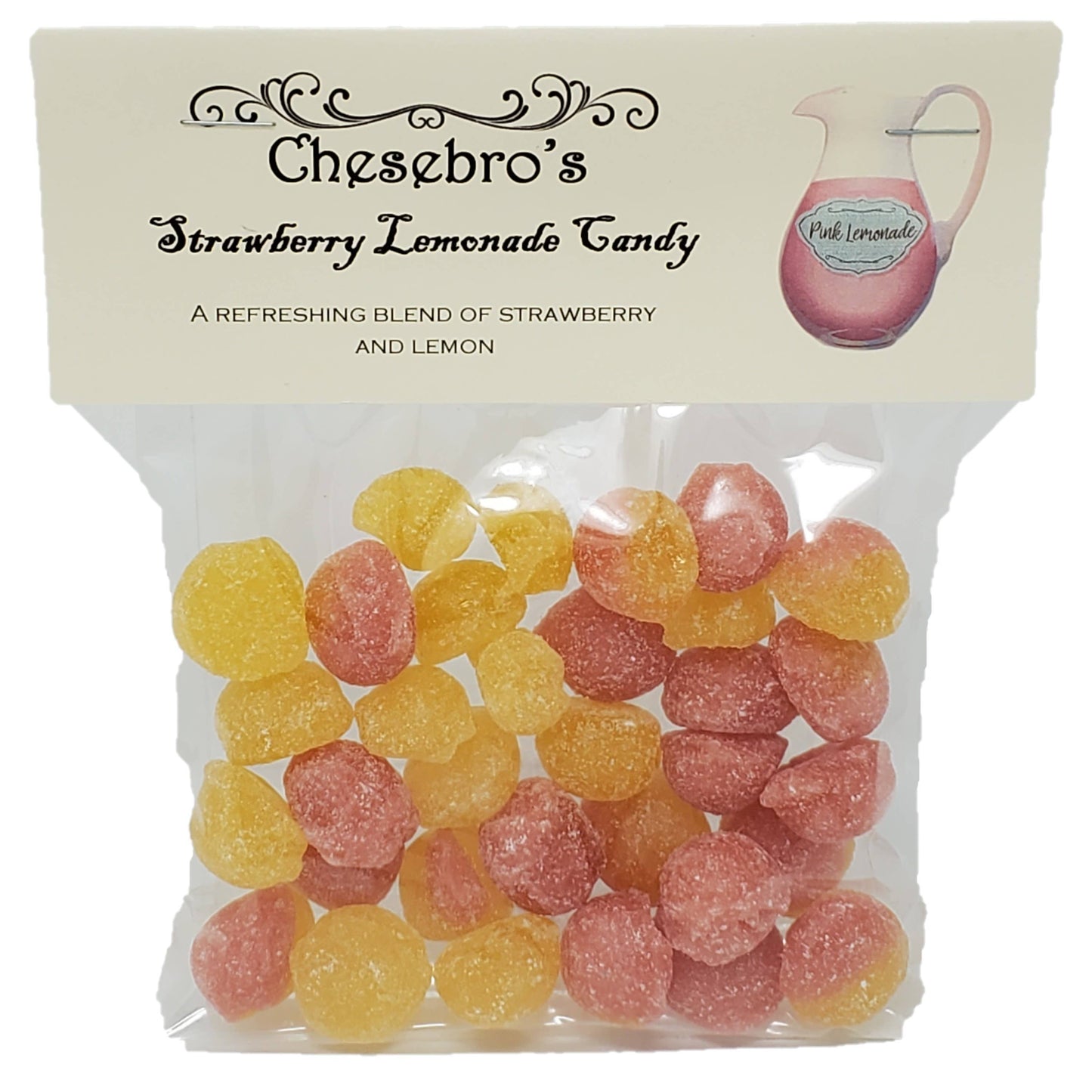 Strawberry Lemonade Hard Candy Drops, 4.5 oz.