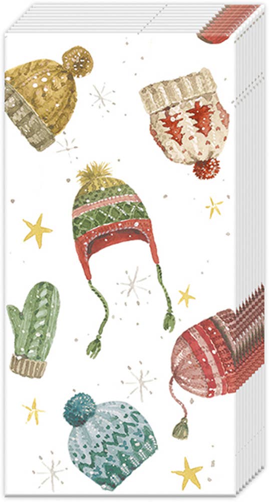 Hats And Gloves Winter Pocket Tissues