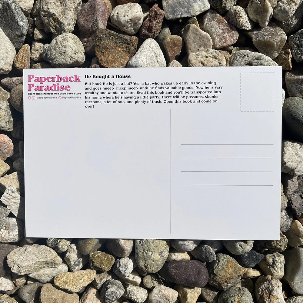 He Bought A House Postcard