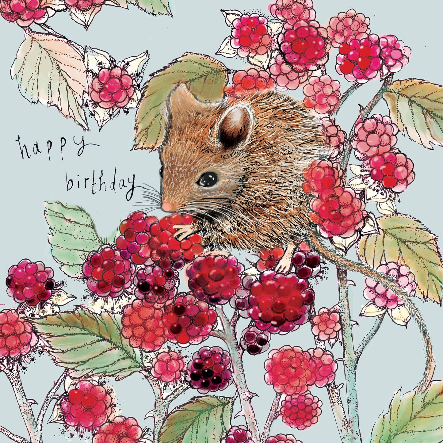 Happy Birthday Mouse Greeting Card