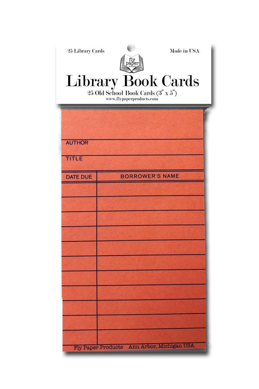 25 Assorted Vintage Nostalgia Library Card Pack: Assorted