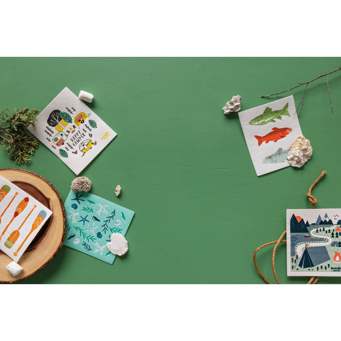 Coastal Treasures Swedish Dishcloth