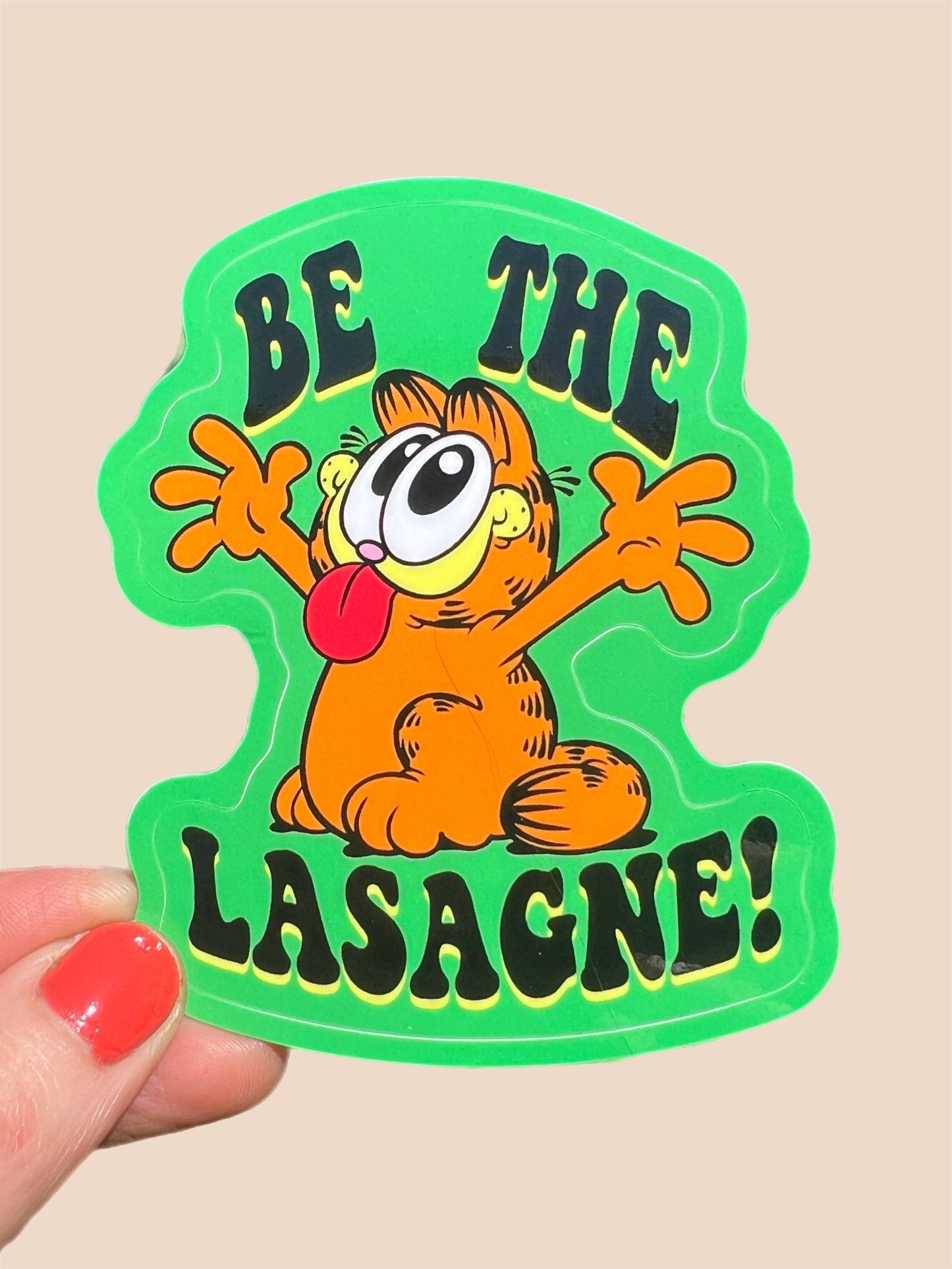 Be The Lasagne Garfield Sticker