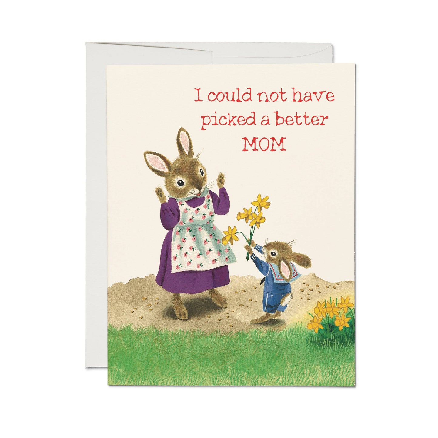 Richard Scarry Daffodil Mom greeting card: Single