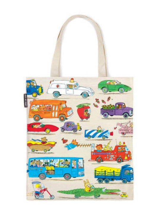 Richard Scarry Cars Trucks Natural Tote