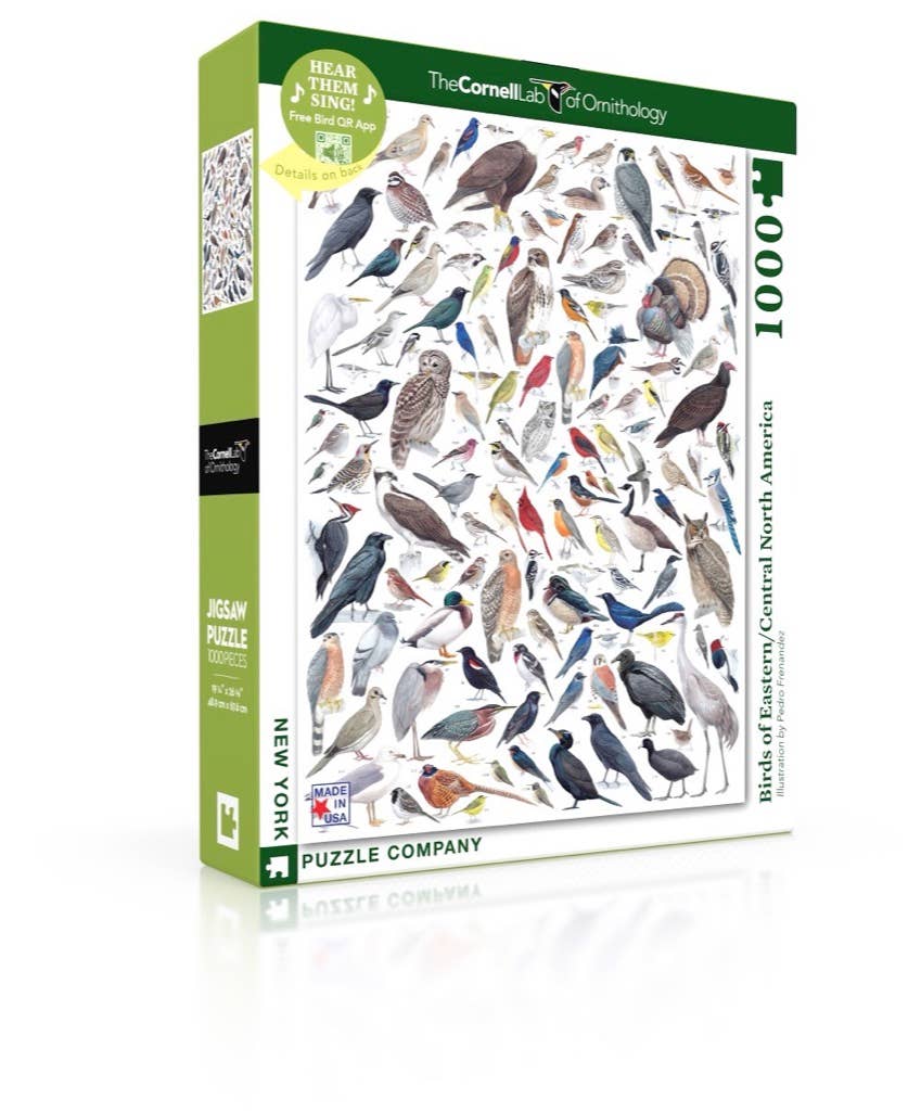 Birds of Eastern/Central North America - 1000 Piece Jigsaw Puzzle