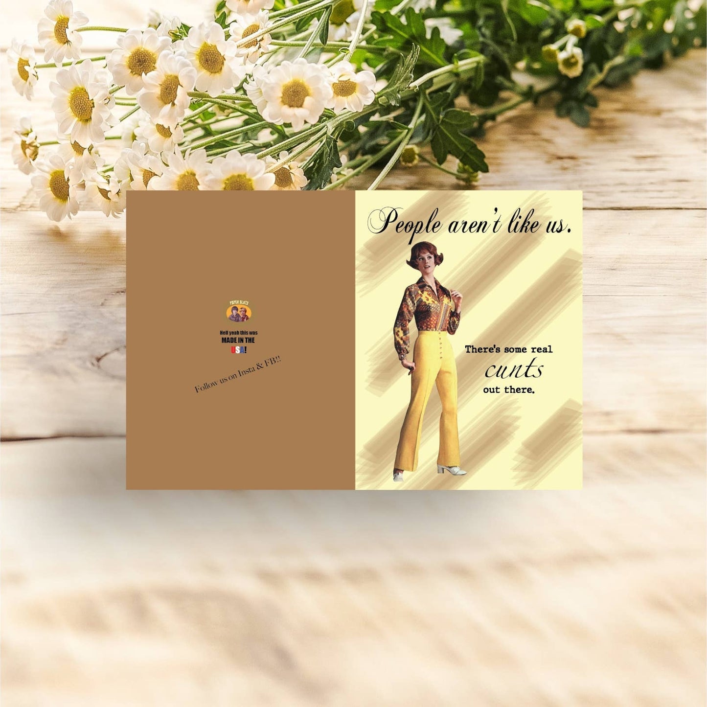 People Aren't Like Us Card
