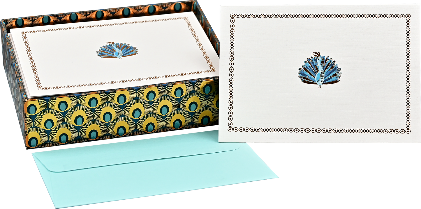 Peacock Note Cards