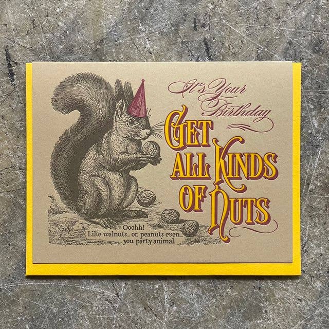 Card / Get Nuts Birthday