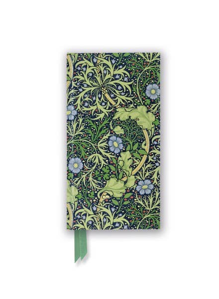 William Morris: Seaweed Slimline Journal