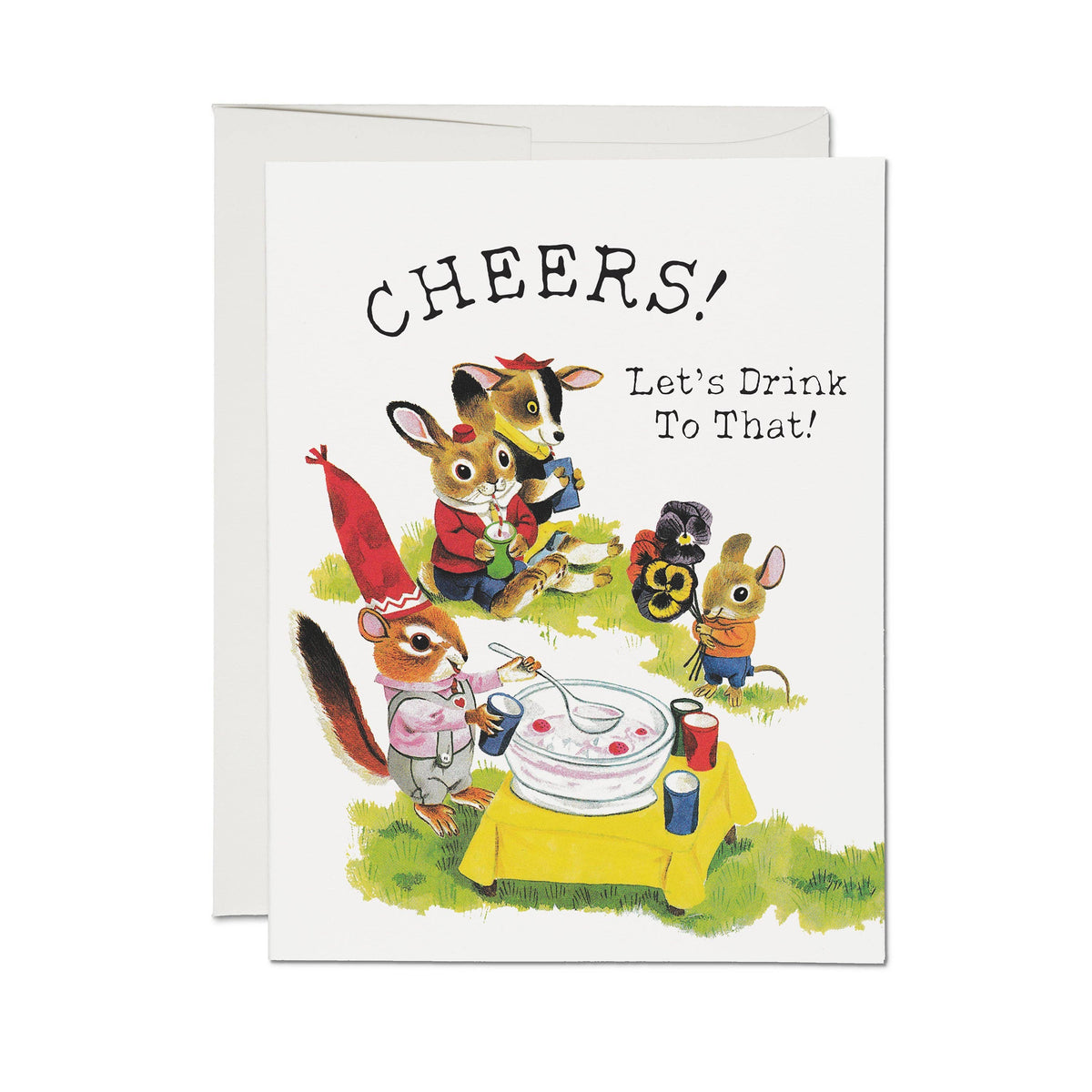 Let's Drink to That greeting card: Single