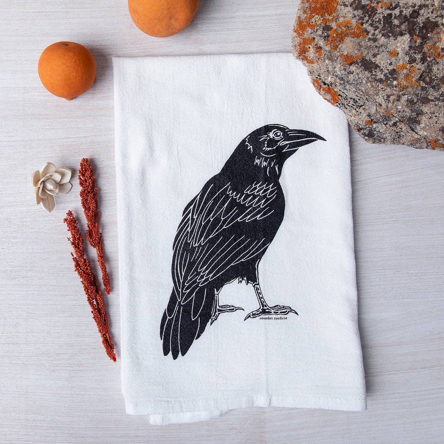 Raven Flour Sack Towel: 1 Towel