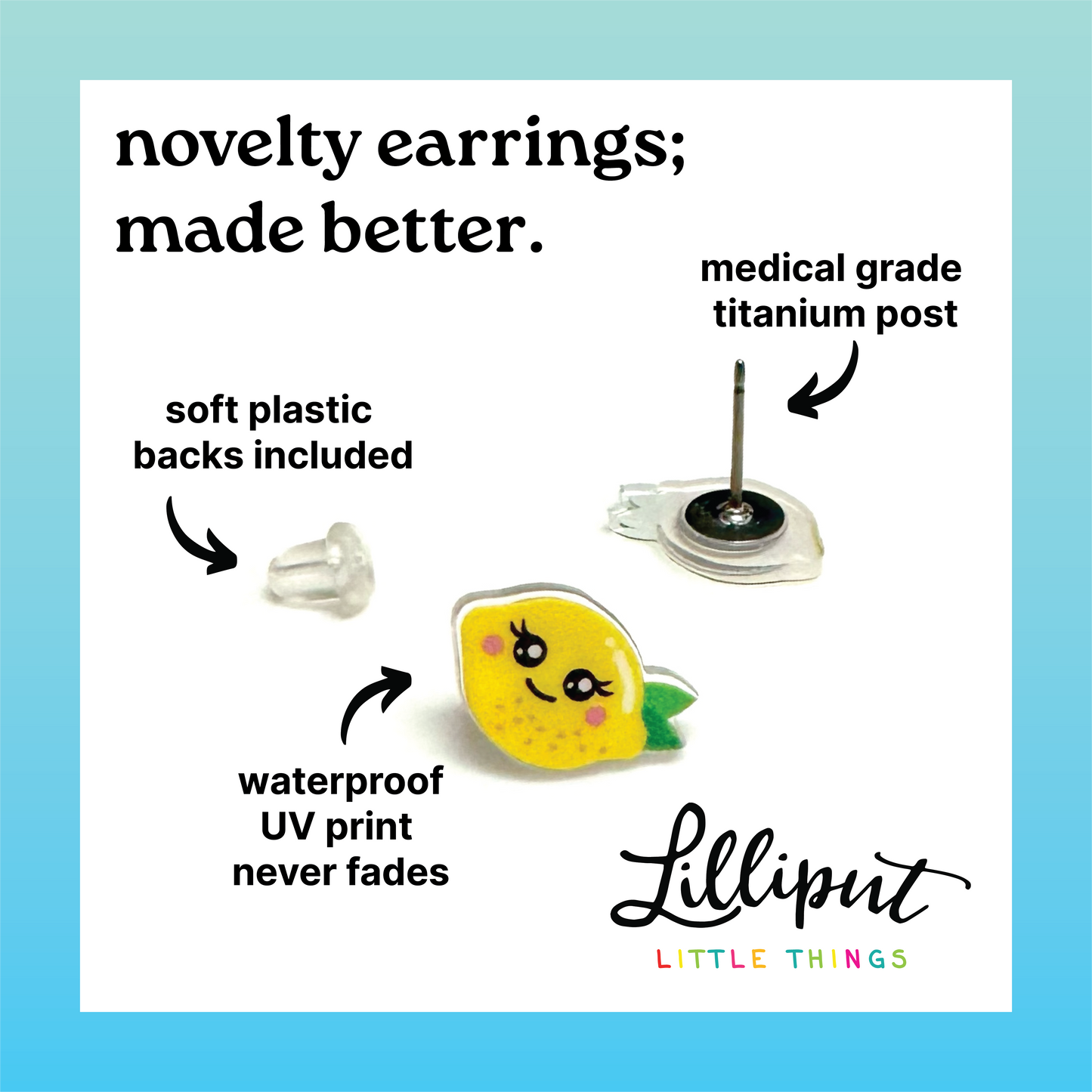 Chocolate Easter Bunny Earrings
