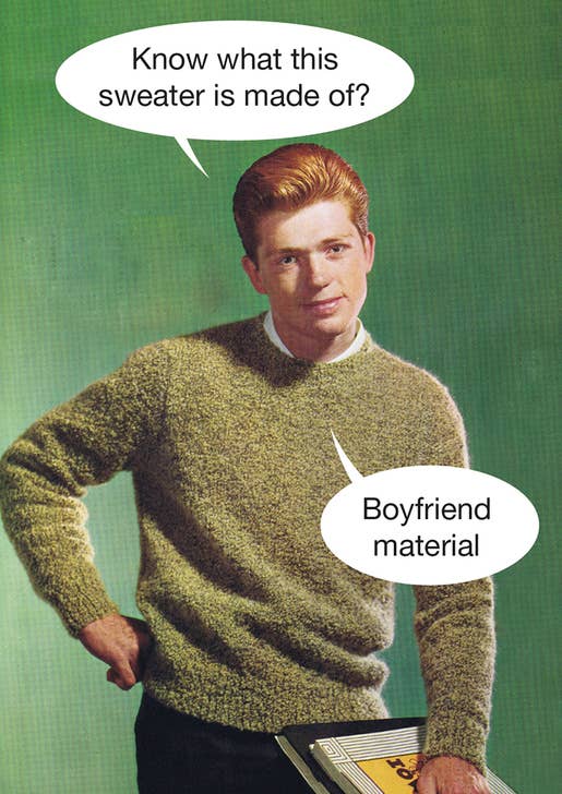 Boyfriend Sweater Card