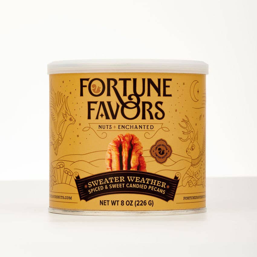 Fortune Favors - Sweater Weather Candied Pecans (8oz)