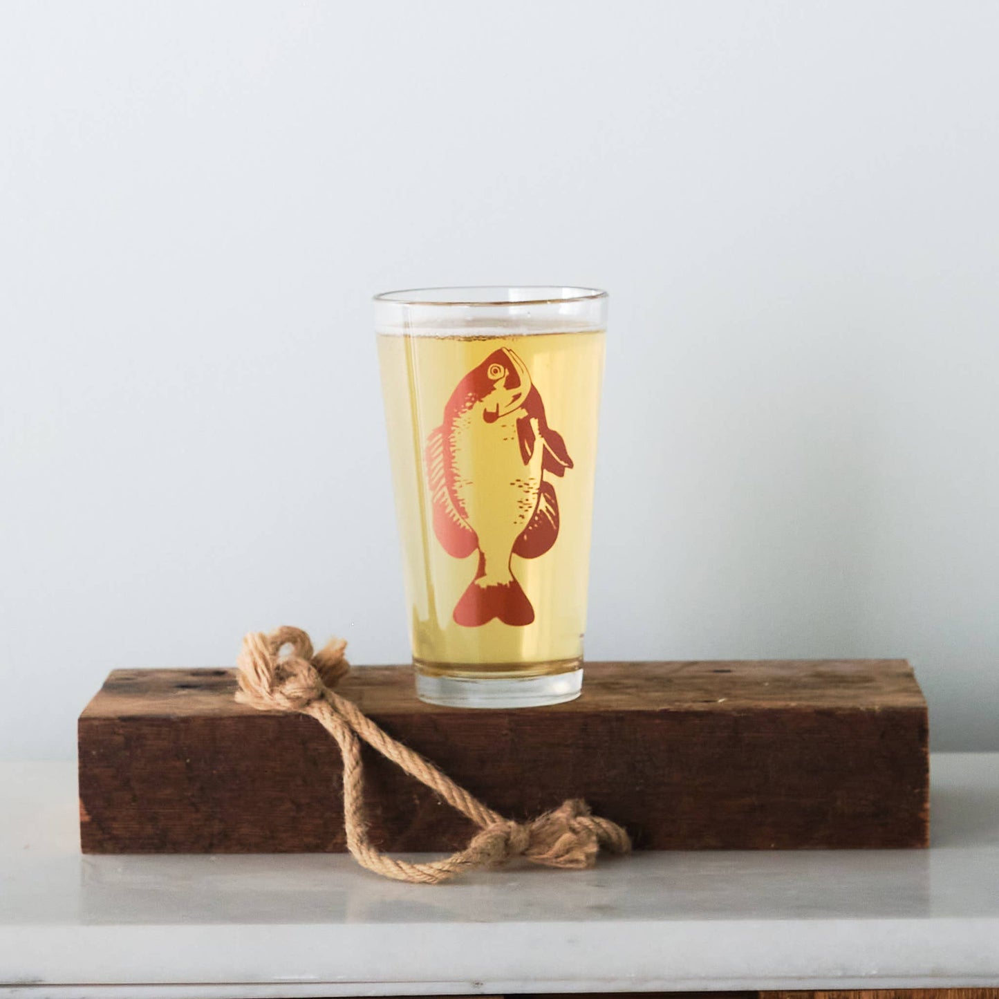 Gone Fishin' Glassware: Muskie / Standard Pint
