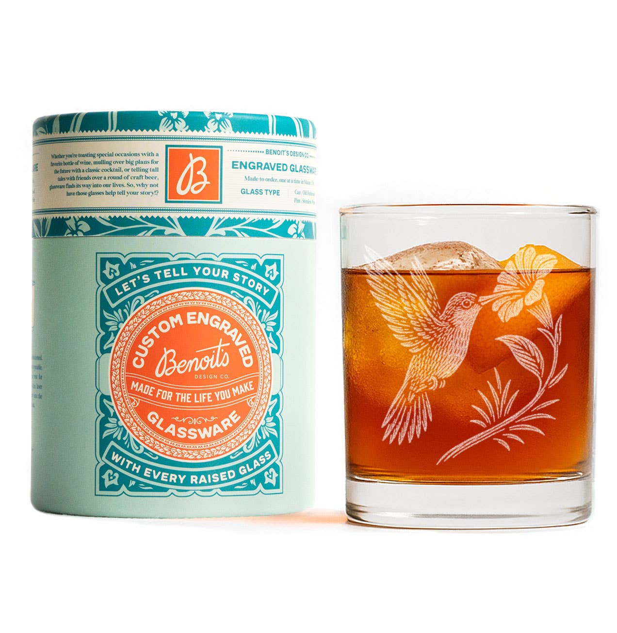 Hummingbird Glasses: Stemless Wine