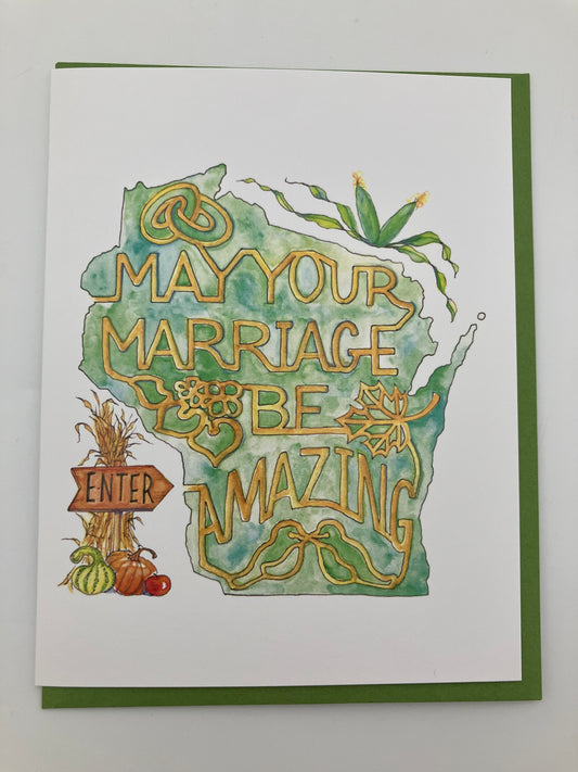 May Your Marriage be Amazing Card