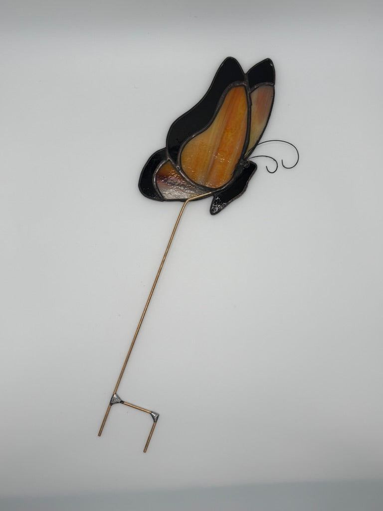 Half Stained Glass Butterfly by Debi