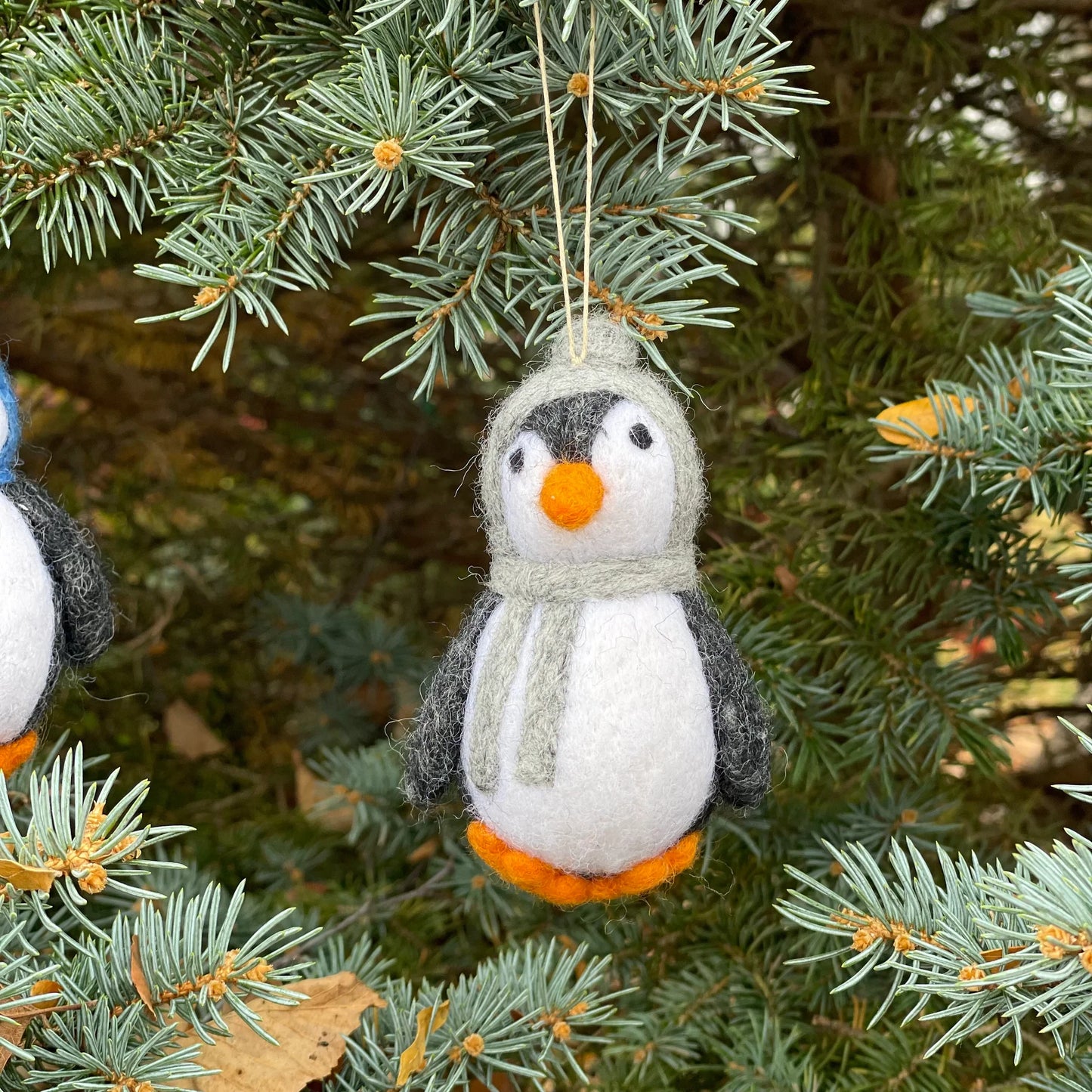 Felted Ornament - Penguin