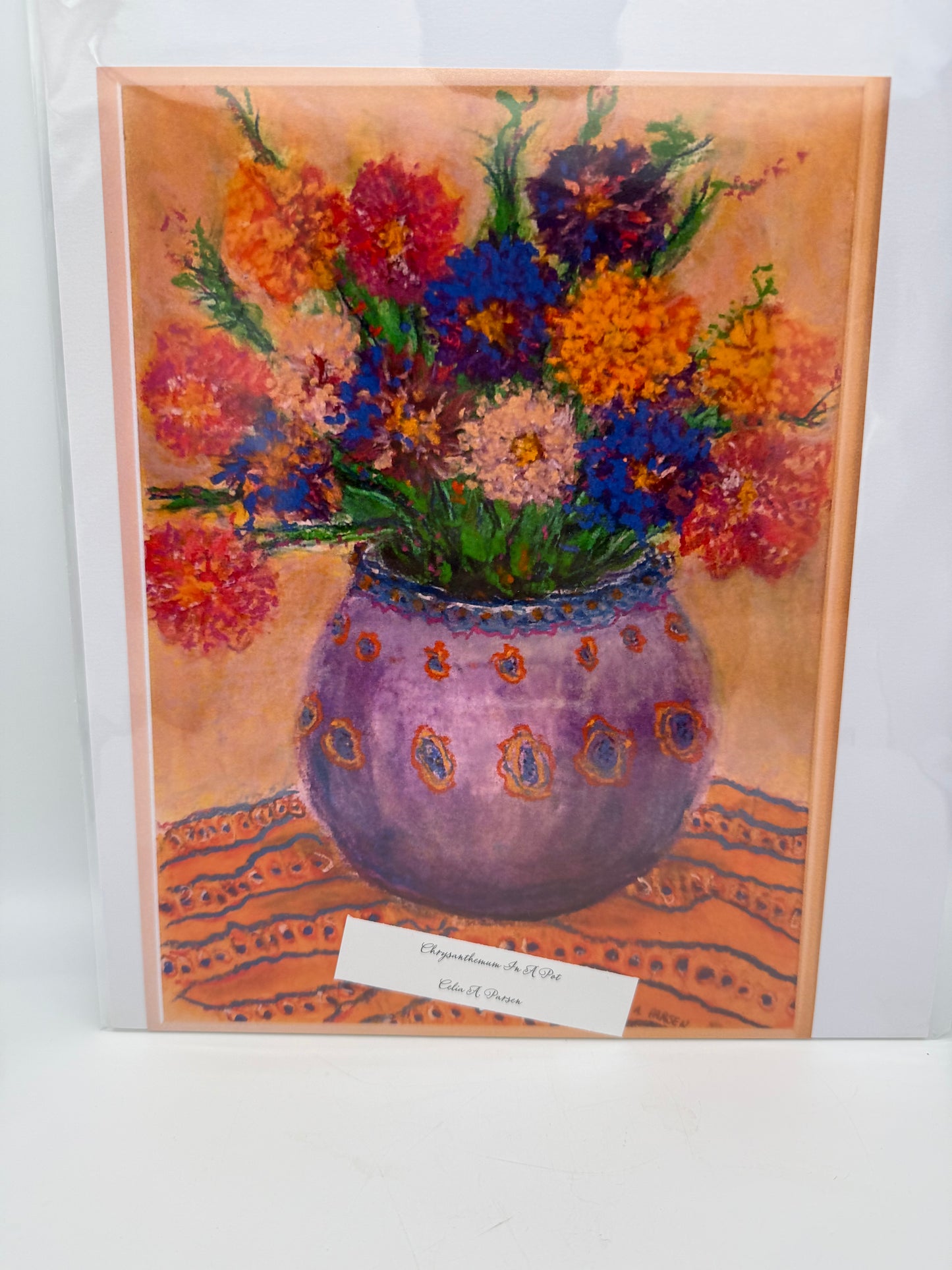 Chrysanthemum in a Pot 11 x 14 Print