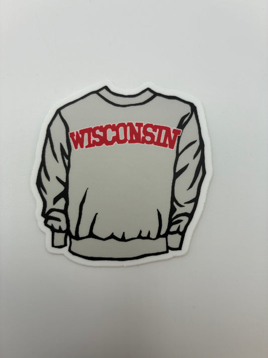 WI Sweatshirt Sticker