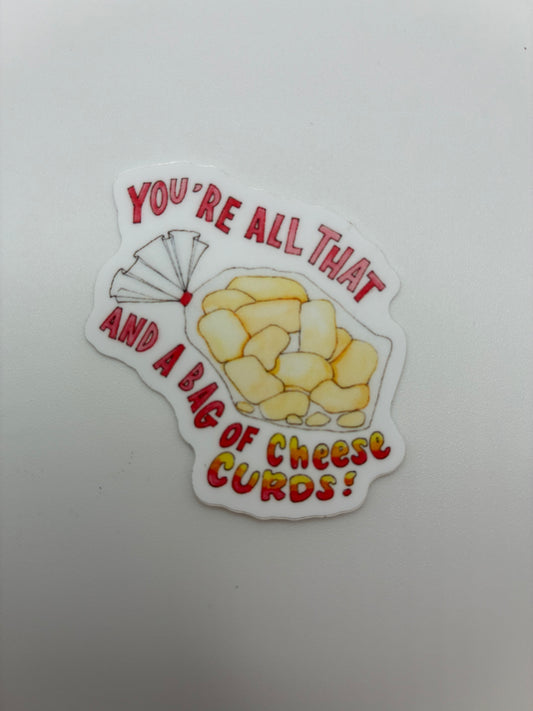 And A Bag of Curds Stickers