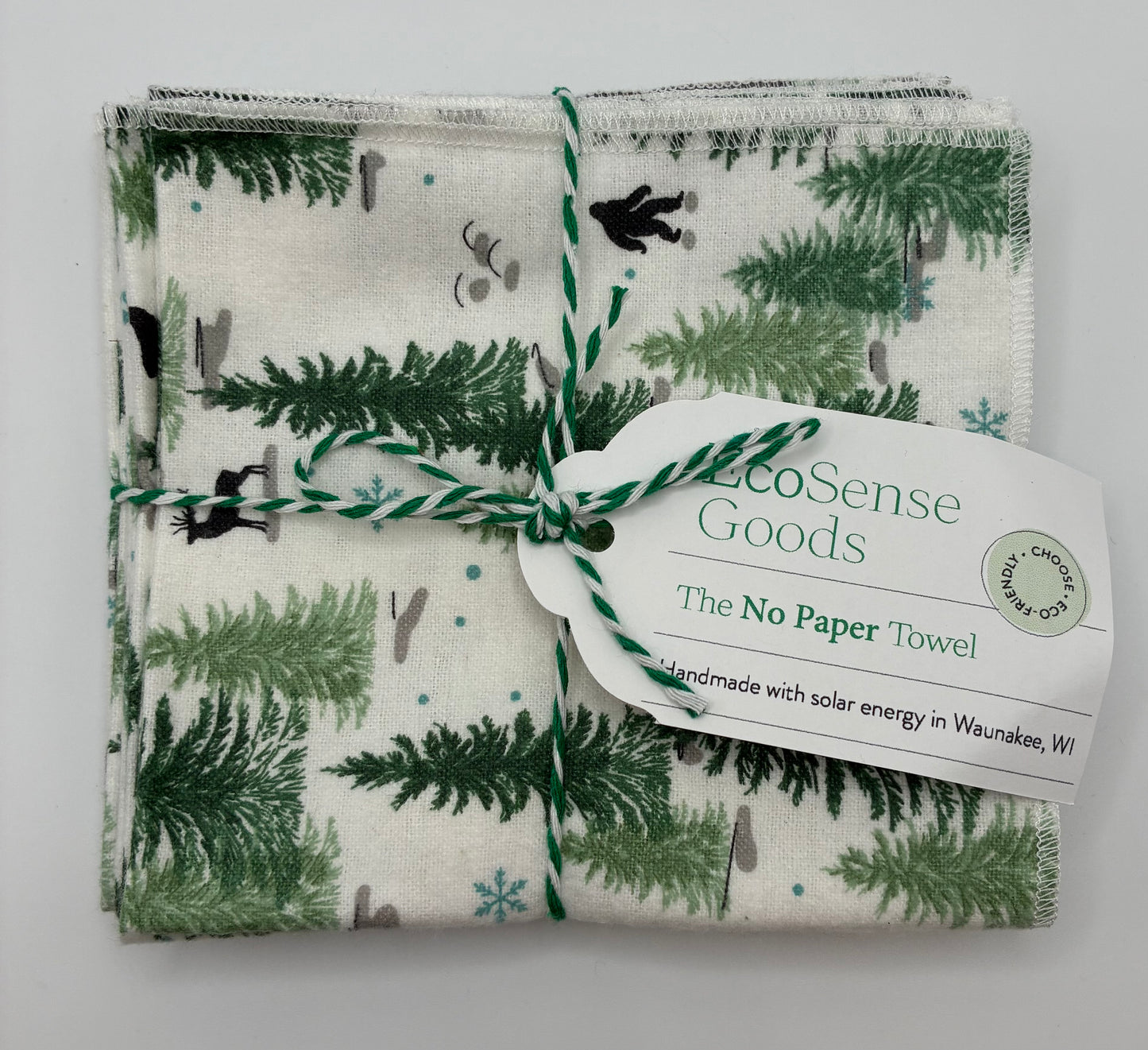 Holiday No Paper Towels- Set of 6