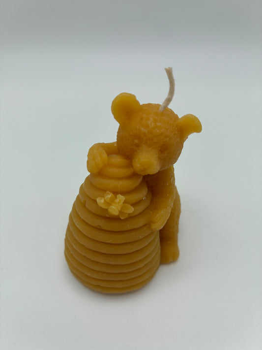 Beeswax Candle - Bear & Hive