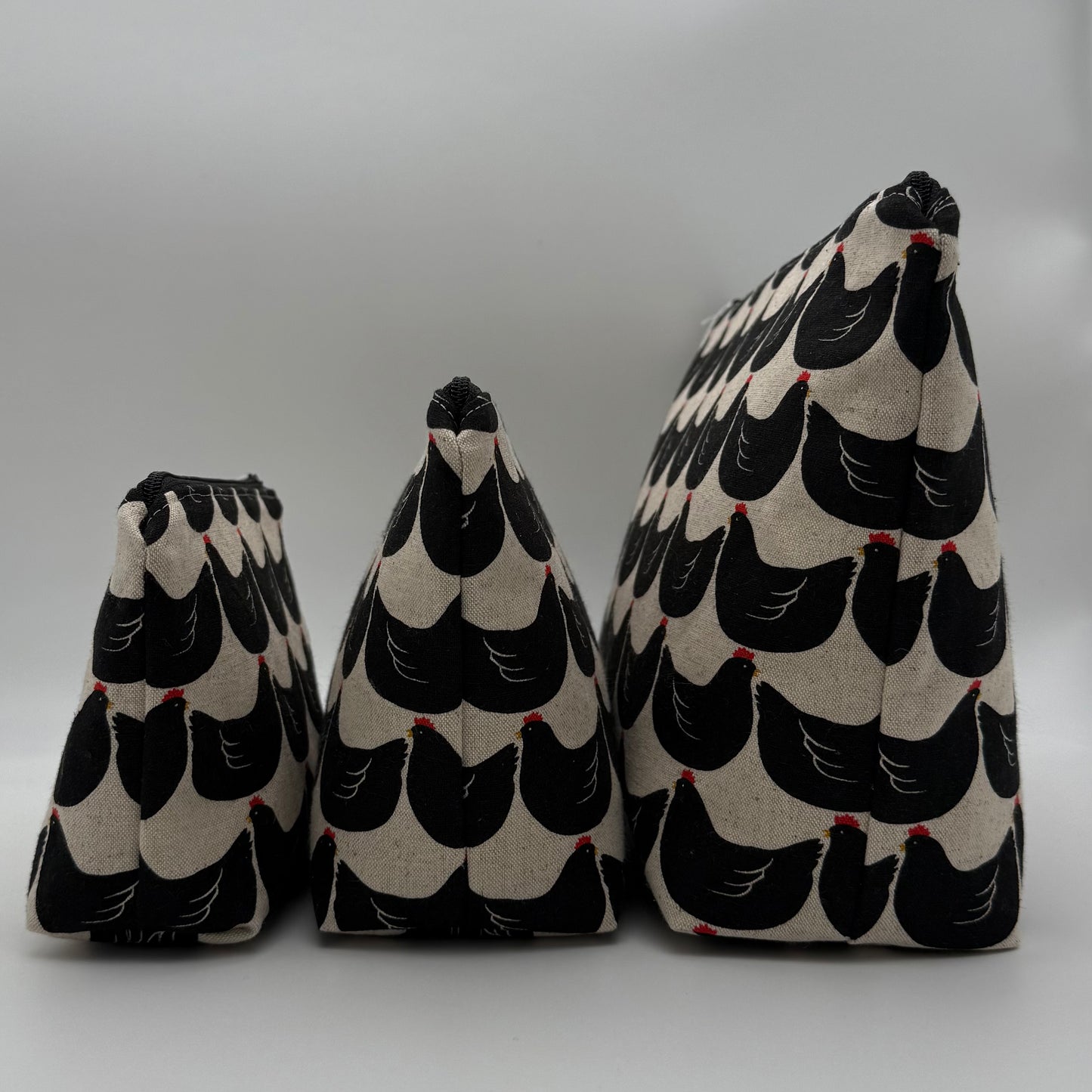 Black Chickens - Zipper Pouch