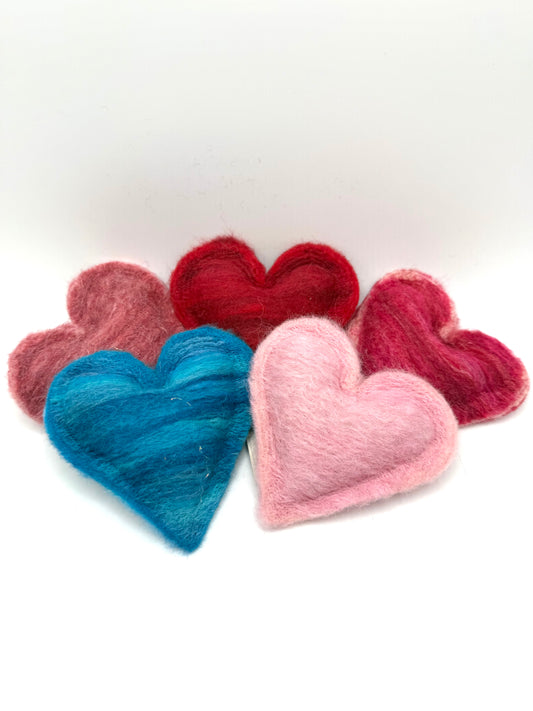 Felted Heart Lavender Sachet