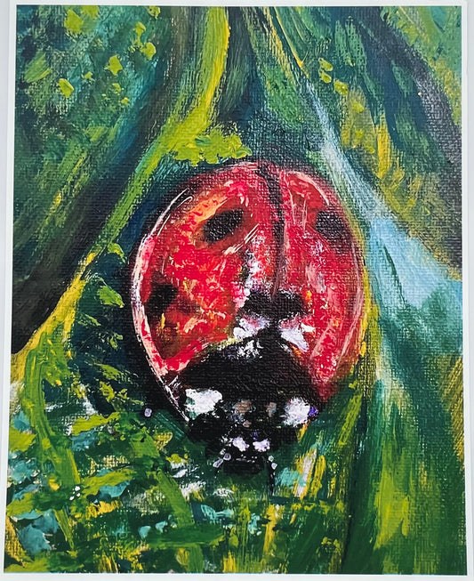 Lazy Ladybug Print