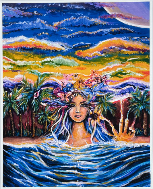 Island Lady Print