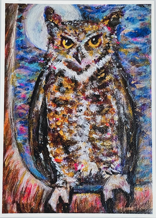 Night Owl Print