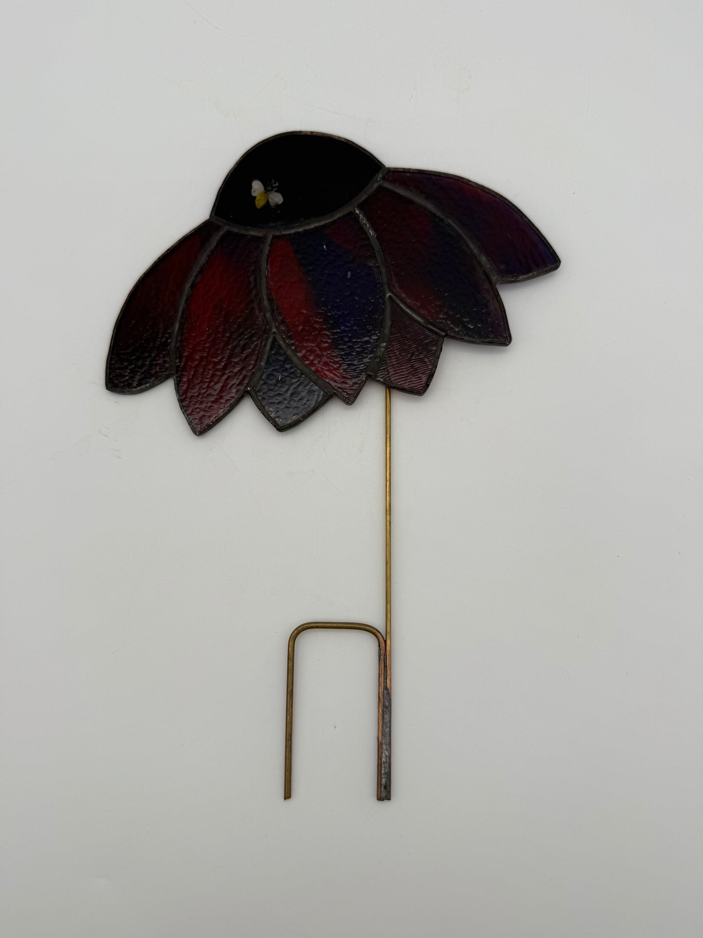 Large Stained Glass Coneflower by Debi