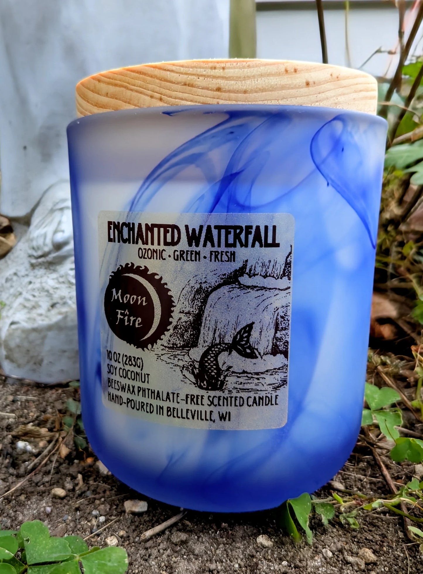 Enchanted Waterfall Wood Wick Candle - 10 oz